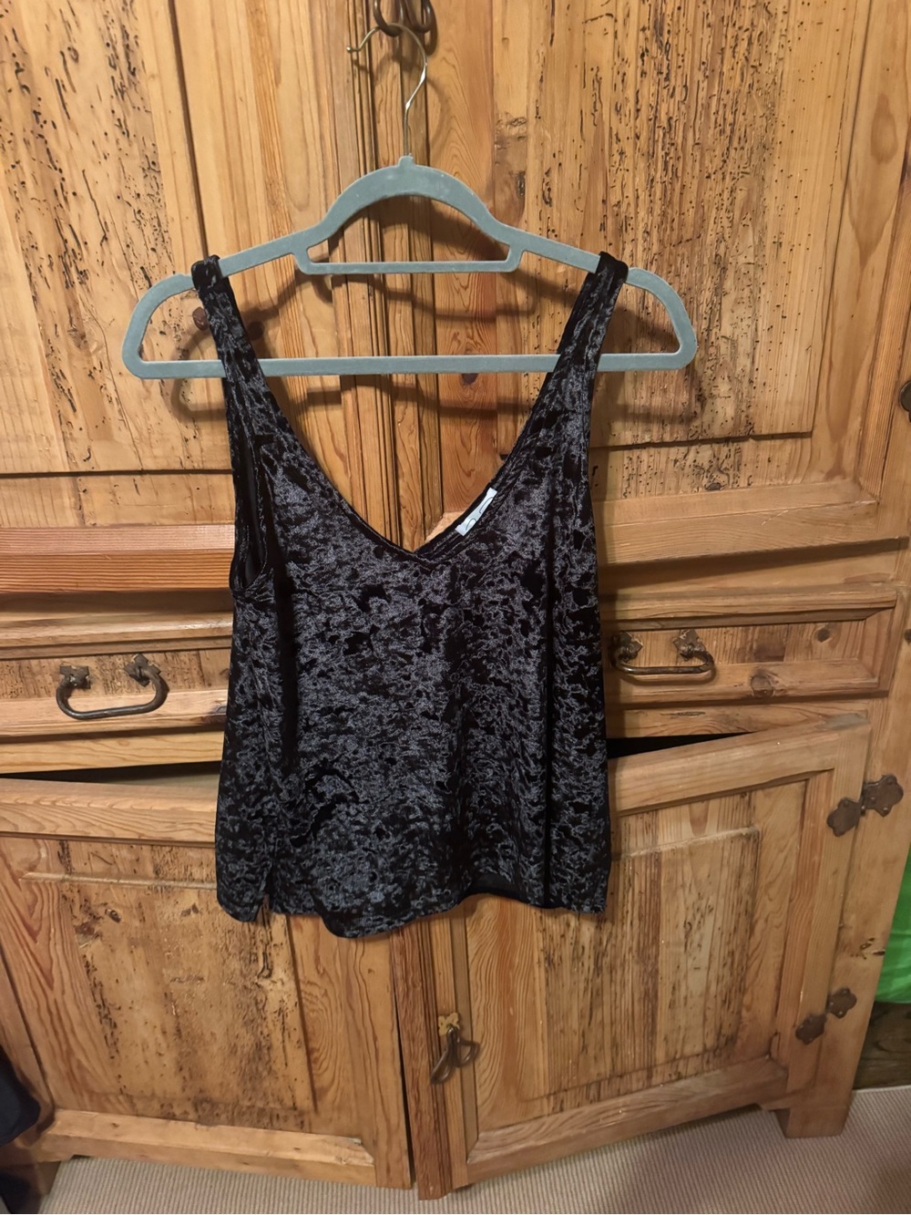 Velour cami